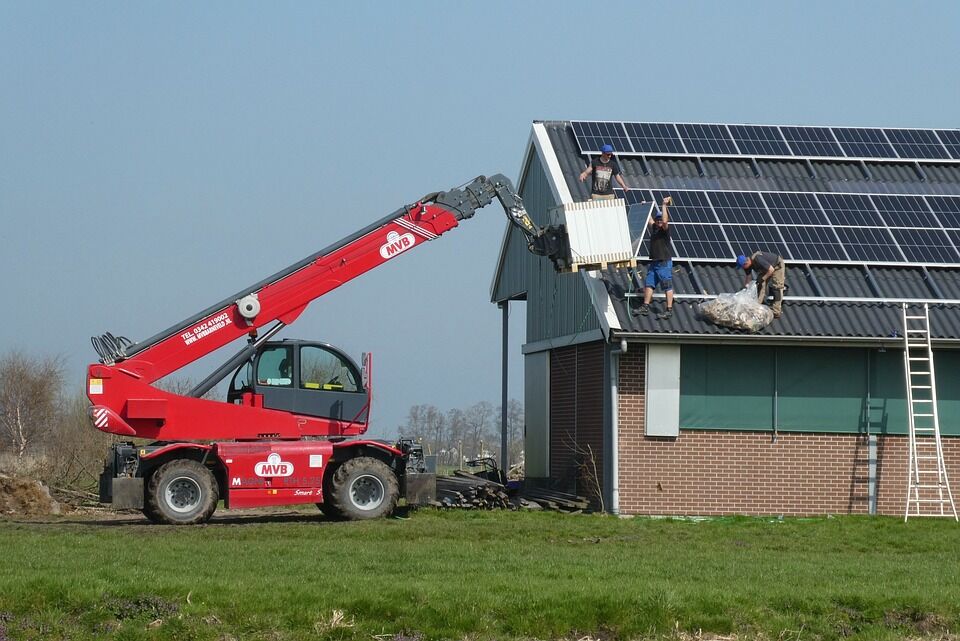 Replacing a roof with solar panels